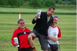 Die Sieger v.l.n.r. Hans Peter de Beyer, Martin Brinek und Rolf Mößmer